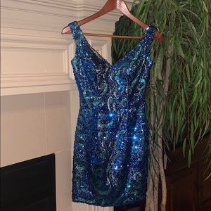 Wow Pageant and Prom Sequin Dress